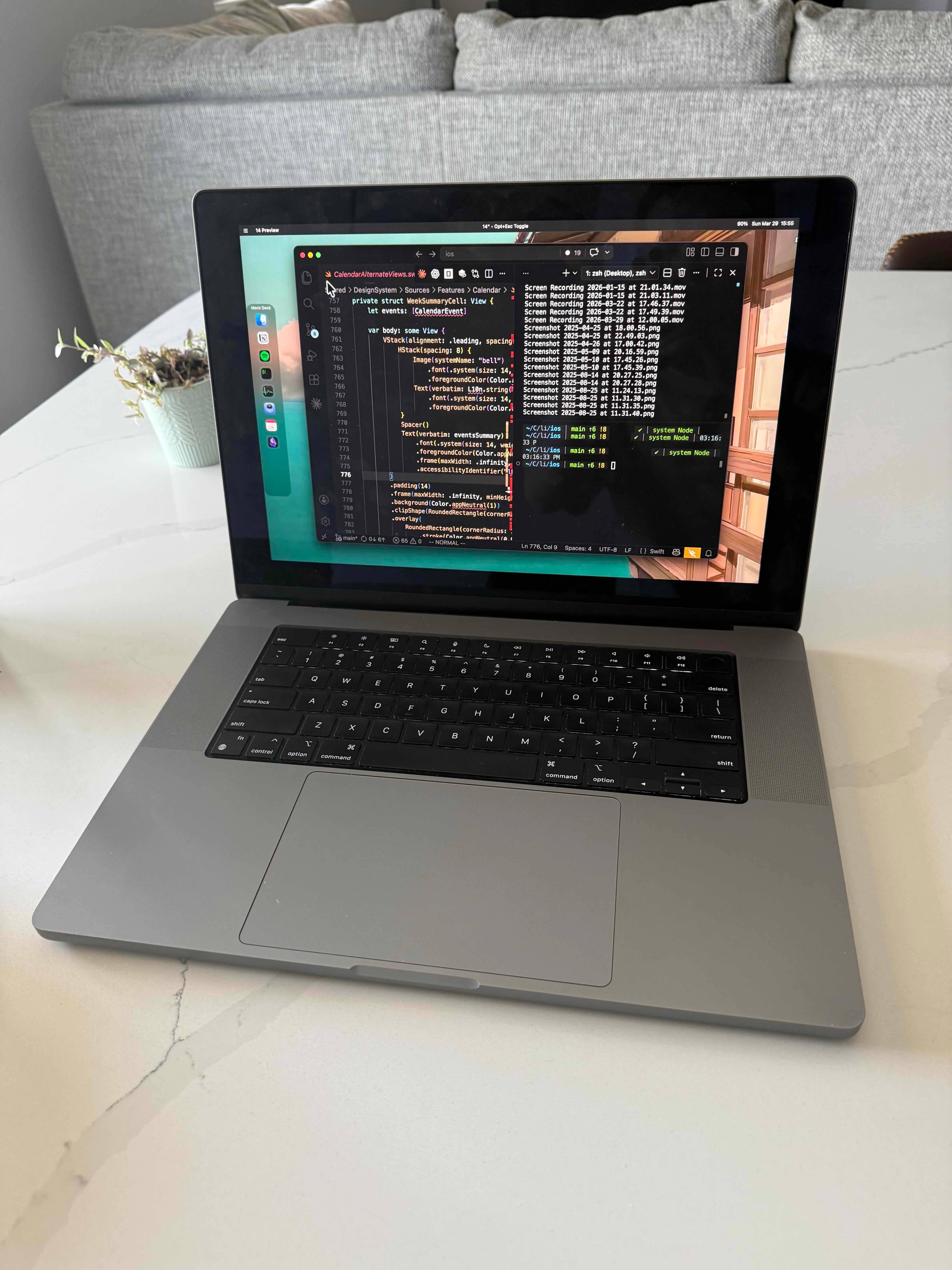 14-inch Preview running on a MacBook Pro on a desk